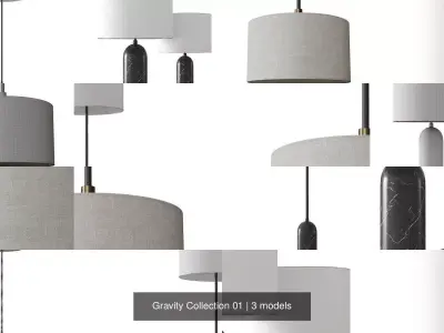 Gravity Collection 01 3D Model Pack
