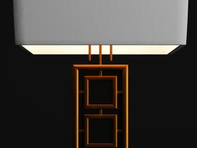 Lamp art deco 2 3D model