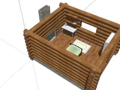 Creative Design-Holiday Cabin-0157 3D model