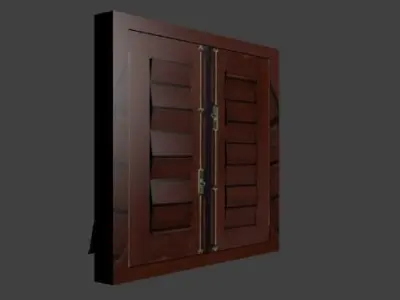 BEST WINDOW WITH CURTAIN 3D model