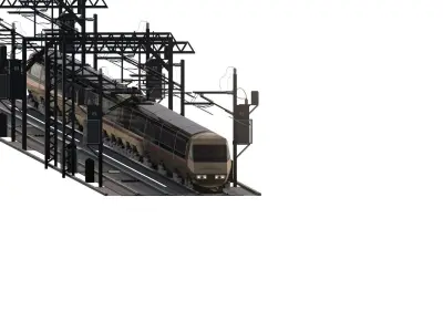 Class 370 Advanced Passenger Train 3D model
