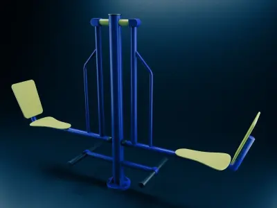 EXTERIOR GYM 3D model