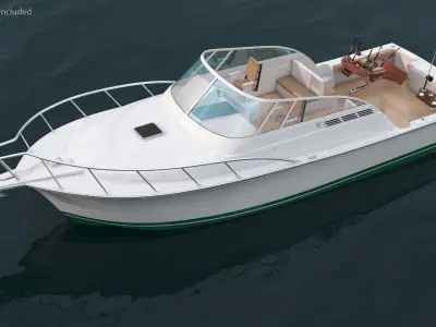  Chair for Fishing with Rods on the Boat 