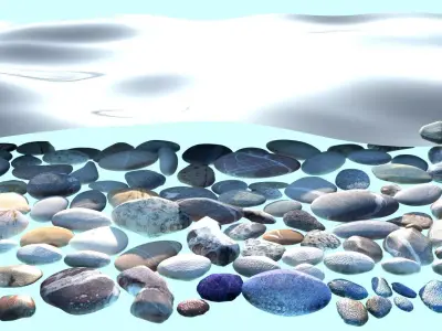 Kobuleti Beach 3D model