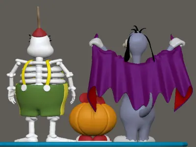 Dingbat and the Creeps vampire dog 3D print model