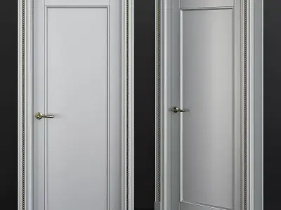 Interior Doors low poly 3d model Low-poly 3D model purchase