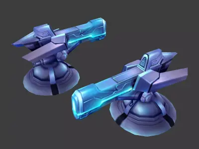 Rotating Fort - Common Fortress 01 3D model