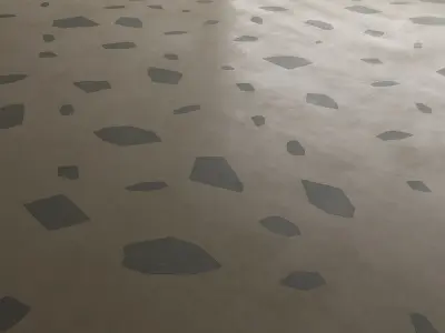 Self-leveling floor with terrazzo chips 21 Texture