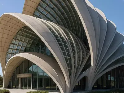 3D Parametric Museum Architectural 3D model 3D model