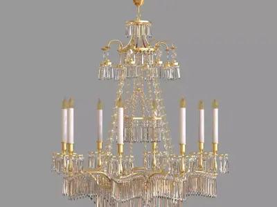 Chandelier lux 3D model get