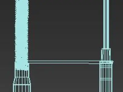 Kitchen and bathroom Tap 8 3D model