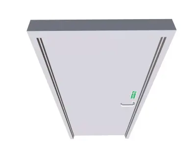 3D Door Low-poly 3D model purchase