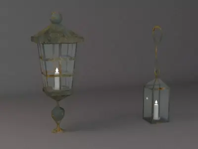 sailor light Low-poly 3D model