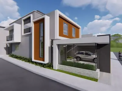Minimalist House only Sketchup 2017 3D model