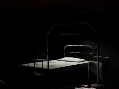 ABANDONED OPERATION THEATRE Low-poly 3D model