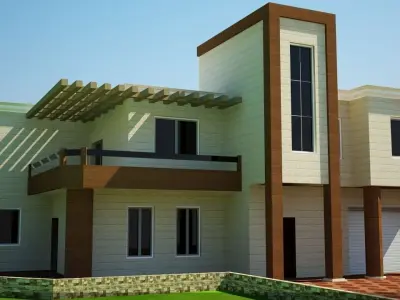 Modern Villa 3D model