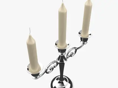 Candlestick candelabra 3D model