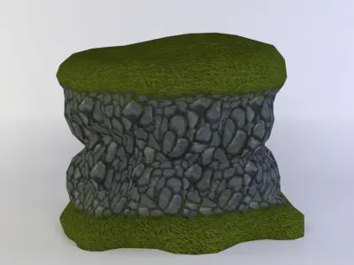 Earth platform Low-poly 3D model buy