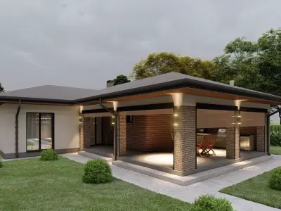 Guest house 3D model buy
