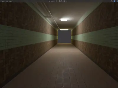 corridor 3D model buy