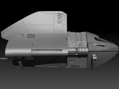 Phantom 2 Shuttle  3D print model