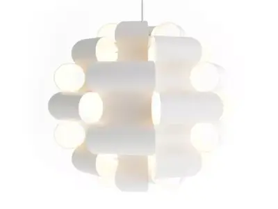 White Designer Ceiling Lighting 3D model