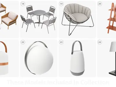 Outdoor furniture 3D model