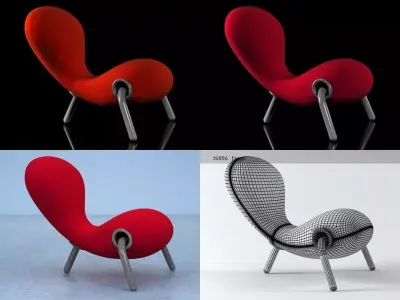 Embryo Chair Free 3D model