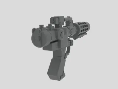 High Laser Gun 3D model