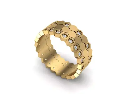 Jewelry ring 439 3D print model