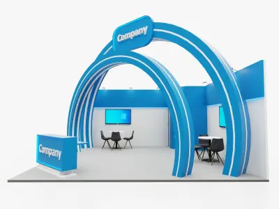 Exhibition stand 2 3D model