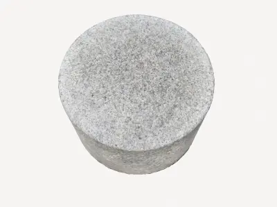 Round Seating Stone - Cleaned Version 3D model