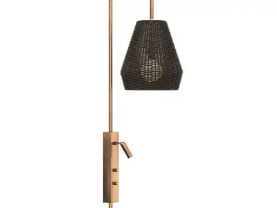 Bedside lamp 3D model 2