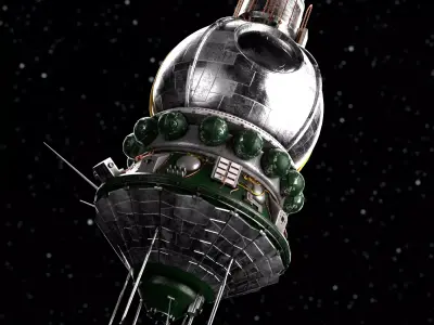 Space probe  satelite  3D model