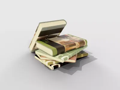 Architectural Books 3D model 3D model