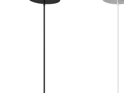 Woud Stone Pendant Light 3D model