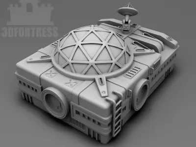 Martian Green house 3D print model