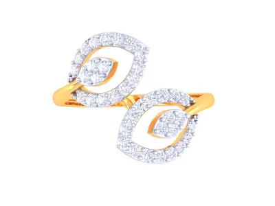 Women Ring MTL 3dm STL OBJ FBX Details 3D print model 11