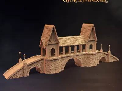 Gatehouse - Gate Bridge 3D print model