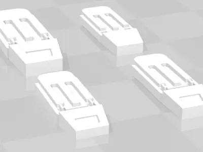 Star Wars First Order TK Clips Detail Greebles TFA and TLJ FOTK 3D print model