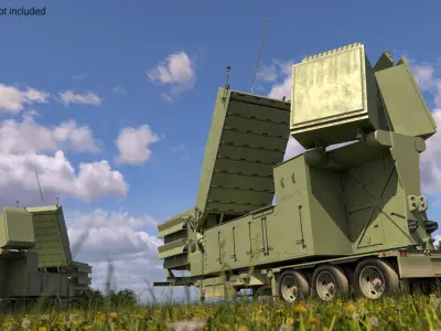  Long Range Surveillance Radar Platform Deployed Rigged 