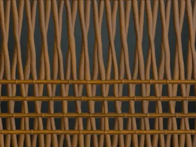 Diamond-Cut Cedar Shingle Siding PBR Seamless Texture