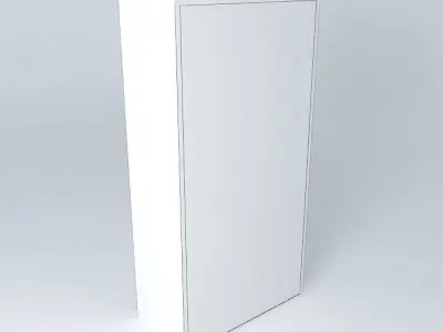 Cuboard Wardrobe DOORS HSU2D 22 12 BRW Milano Oak 3D model