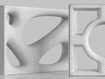 Cobogo Color Bricks Collection 3 3D model