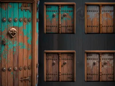 Old Door - VOL 01 - SBsar - Maps Texture