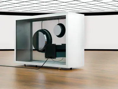 Transparent audio system 3D model