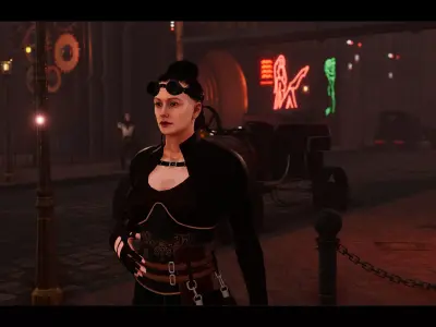 Steampunk - Victorian Environment Megapack Low-poly 3D model