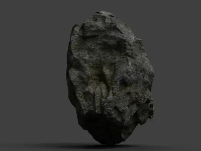 Rock 7-4 Low-poly 3D model