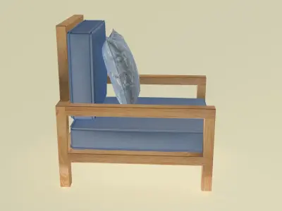 Colin Chair 3D model