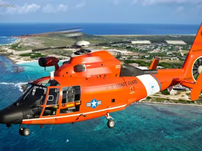  Eurocopter MH 65 Dolphin Coast Guard Rigged 